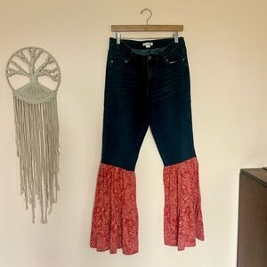 Upcycled Hippie Bell Bottoms